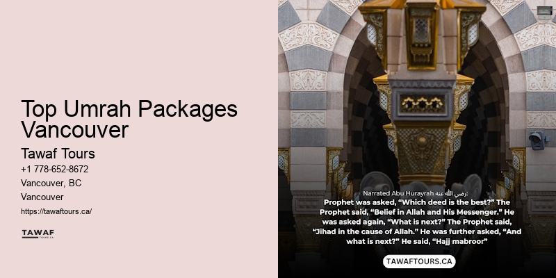 Vancouver Umrah flights packages