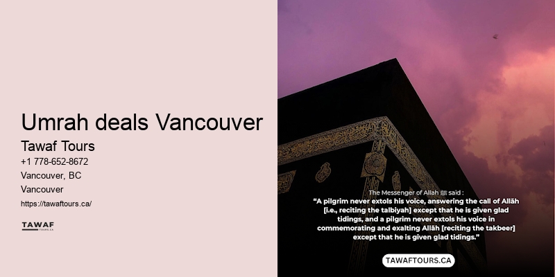 Vancouver Umrah Trip Packages