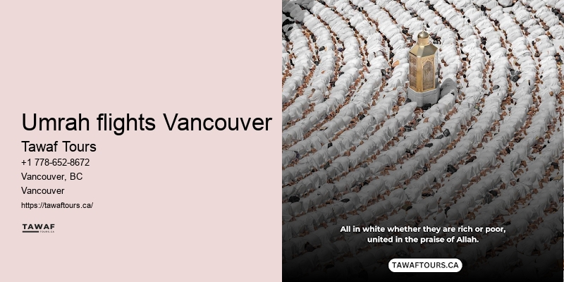 Vancouver Umrah tour deals