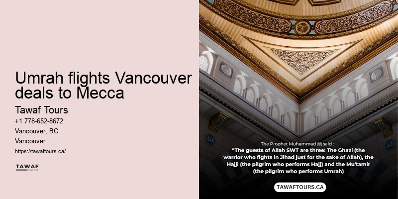 Umrah Packages with Transportation Vancouver