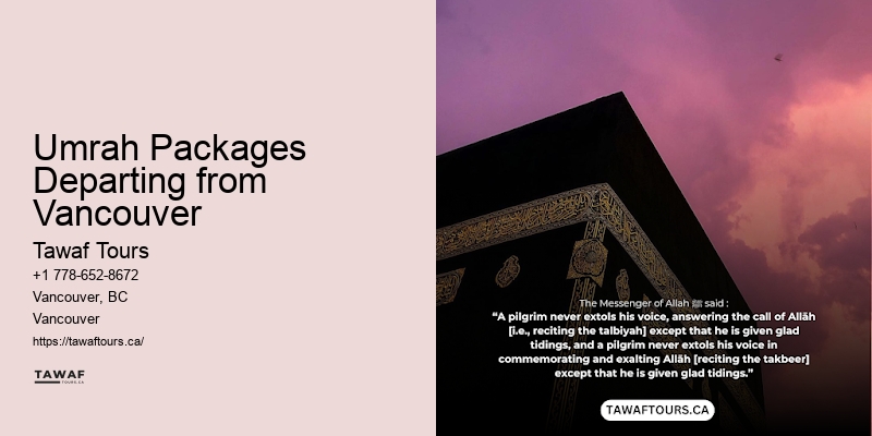 Budget Umrah Packages Vancouver