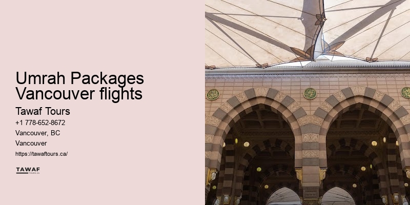 Umrah flights Vancouver specials to Mecca