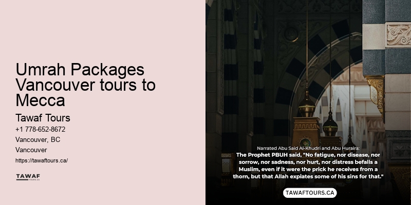 Vancouver to Mecca Umrah travel deals