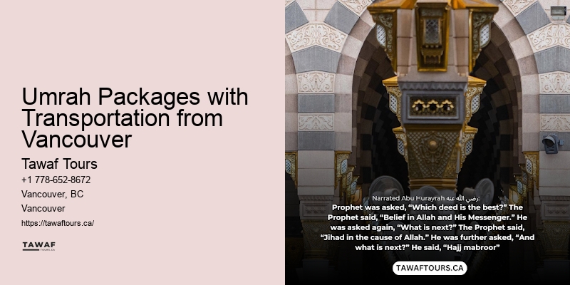 Luxury Umrah Packages Vancouver