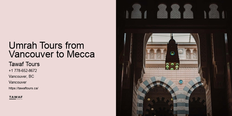 Vancouver Umrah travel deals specials to Mecca