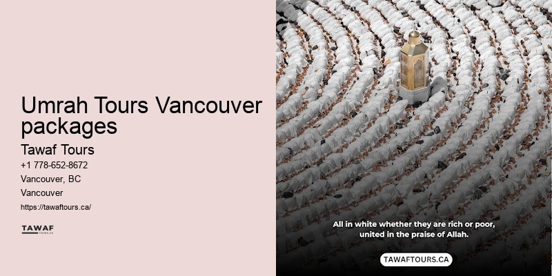 Umrah Packages from Vancouver specials to Mecca