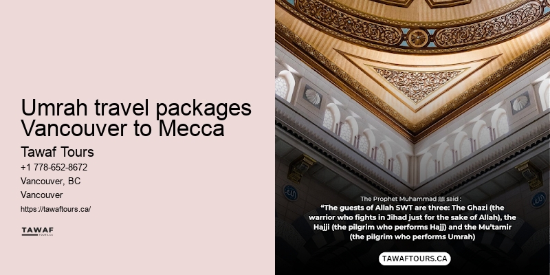 Umrah Packages Vancouver 2024