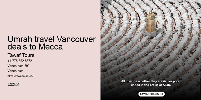 Umrah Packages with Meals Vancouver