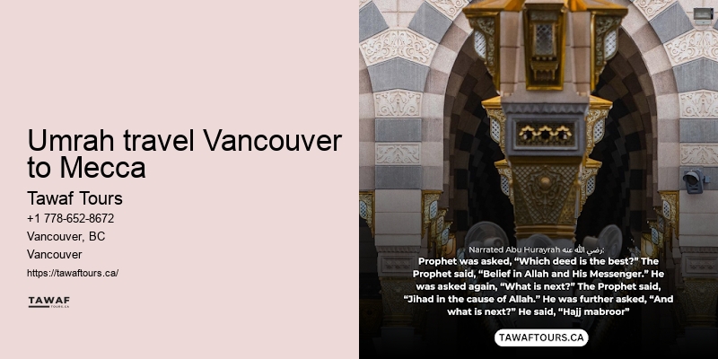 Vancouver Umrah group holiday packages