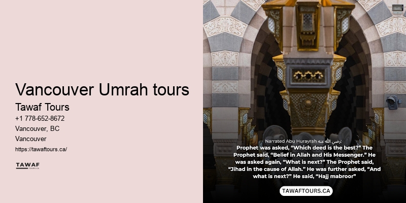 Vancouver Umrah vacation deals