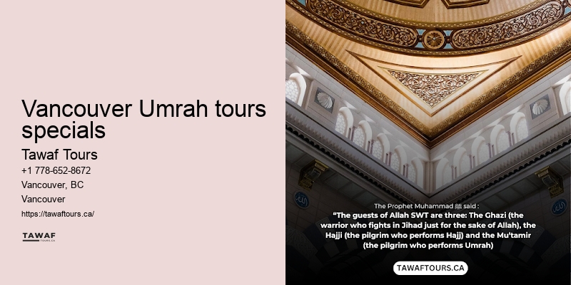Vancouver to Mecca Umrah deals