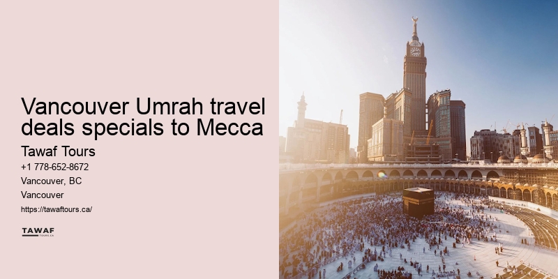 Vancouver Umrah travel packages specials