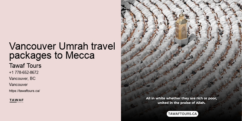 Vancouver Umrah tour deals