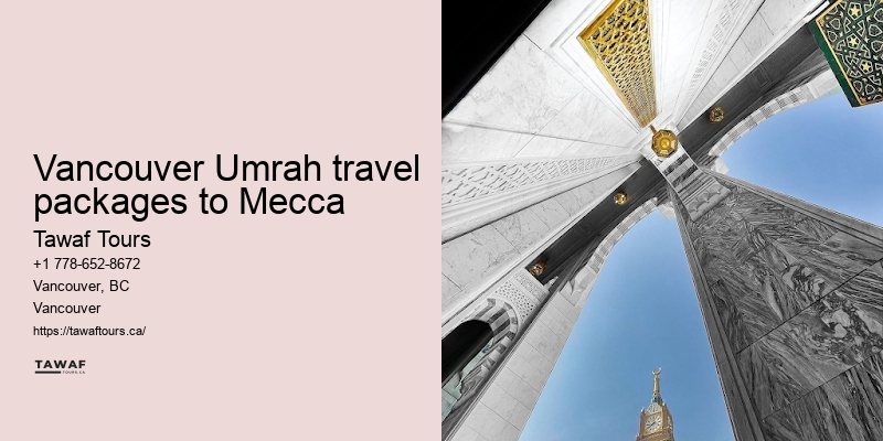 Umrah travel Vancouver specials