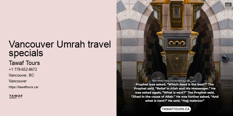 Umrah flights Vancouver