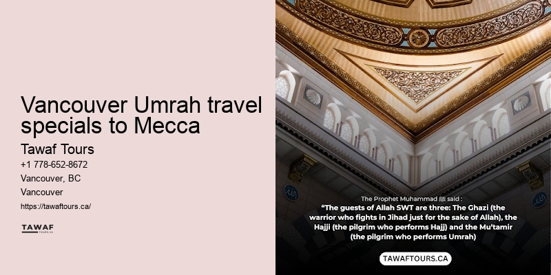 Umrah Packages from Vancouver to Mecca