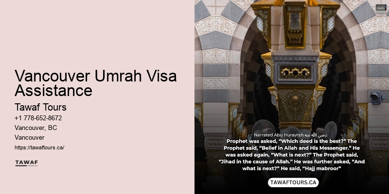 Umrah travel deals Vancouver