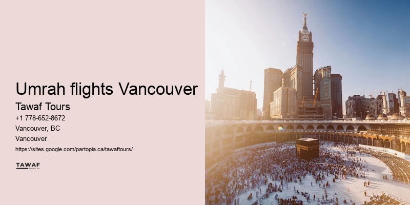 Vancouver Umrah Shopping Tour Packages