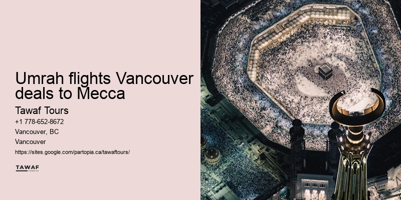 Umrah travel insurance Vancouver prices