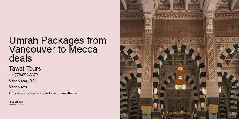 Umrah flights Vancouver specials to Mecca