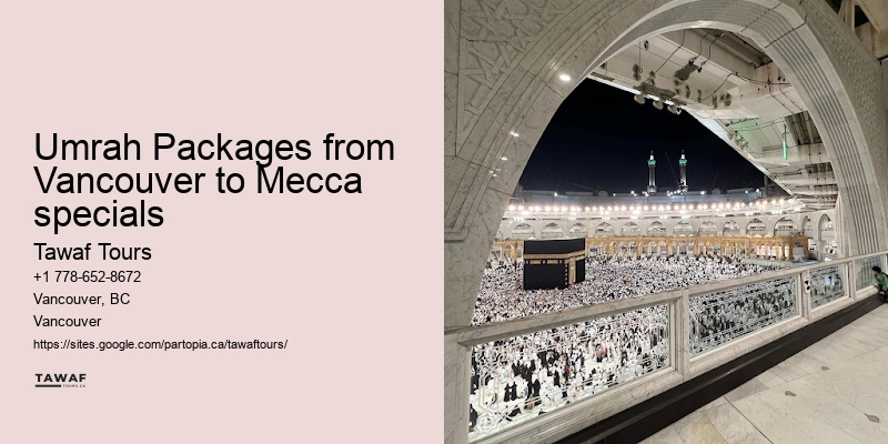 Umrah Tours from Vancouver deals to Mecca