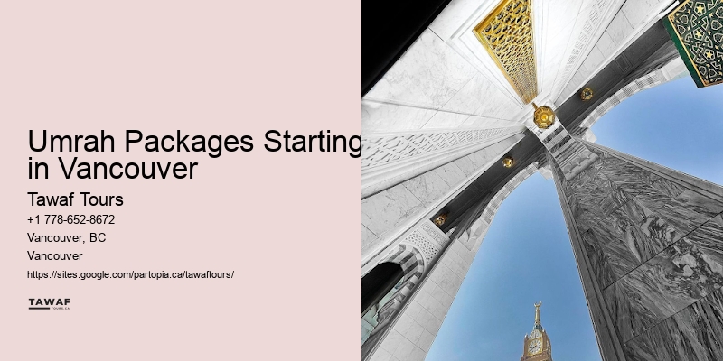 Umrah Packages Vancouver Group Discounts