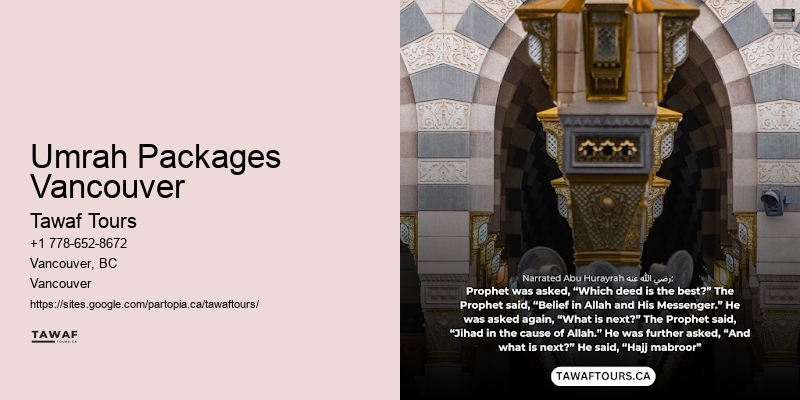 Umrah travel insurance Vancouver reviews