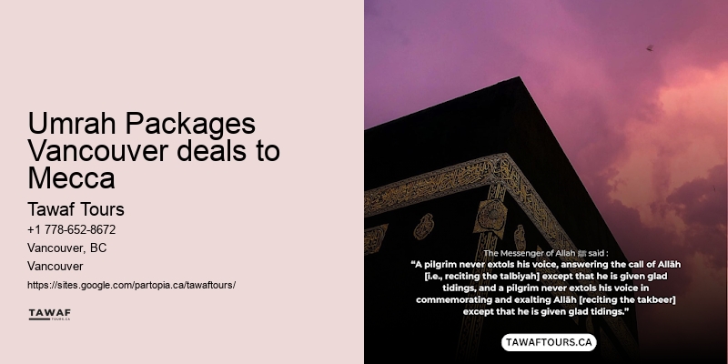 Umrah insurance Vancouver quotes