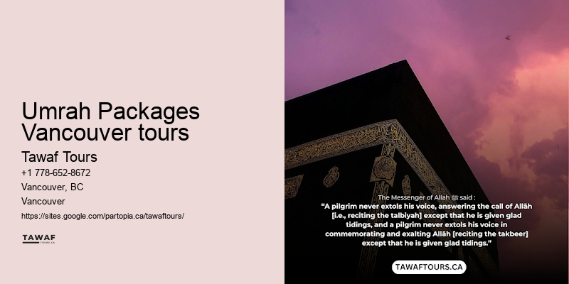 Umrah travel insurance Vancouver options
