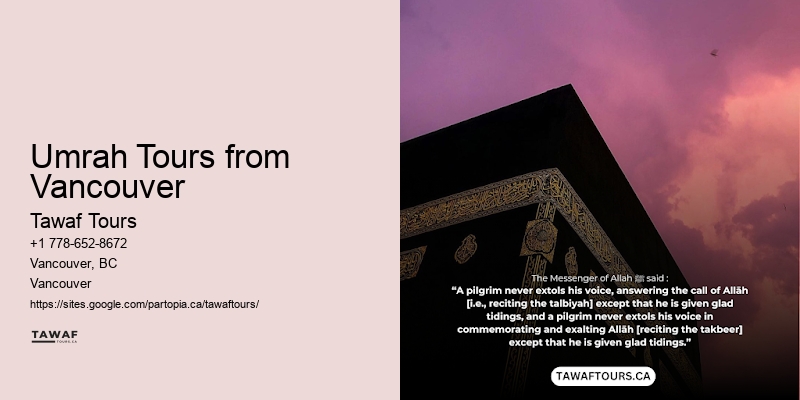 Vancouver Umrah holiday travel