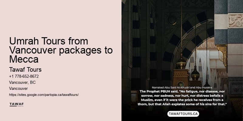Vancouver Umrah vacation deals