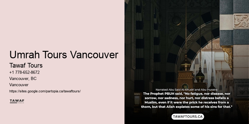 Umrah flights from Vancouver deals