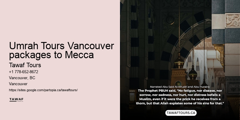 Vancouver to Mecca Umrah deals
