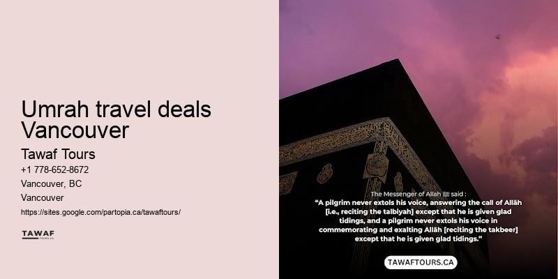 Affordable Umrah travel Vancouver
