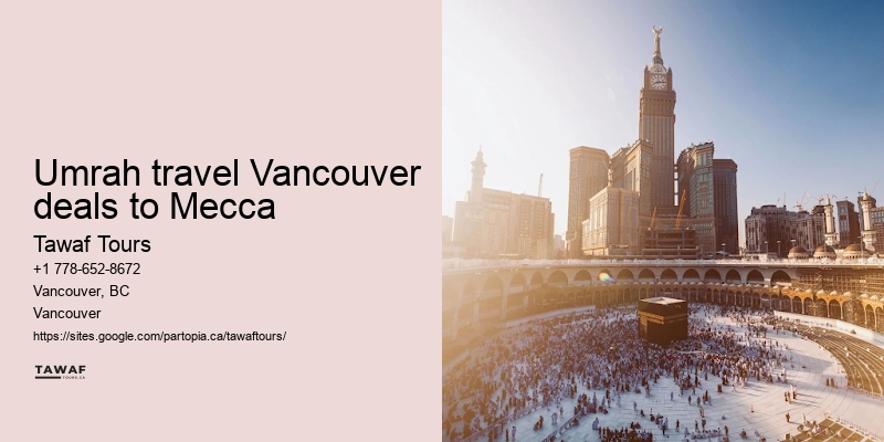 Umrah travel deals Vancouver to Mecca
