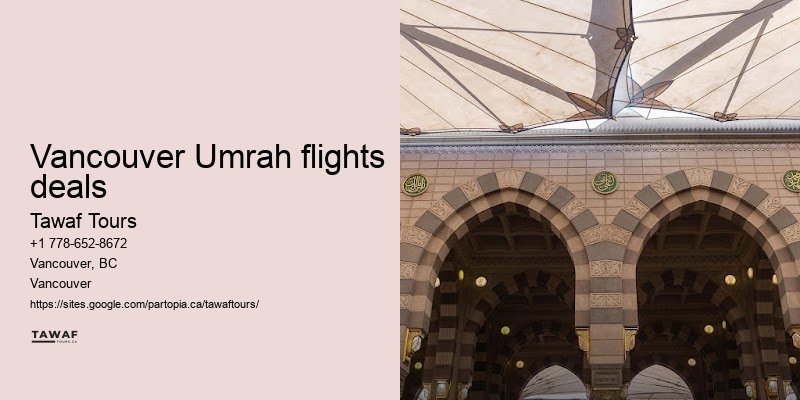 Umrah travel insurance Vancouver prices