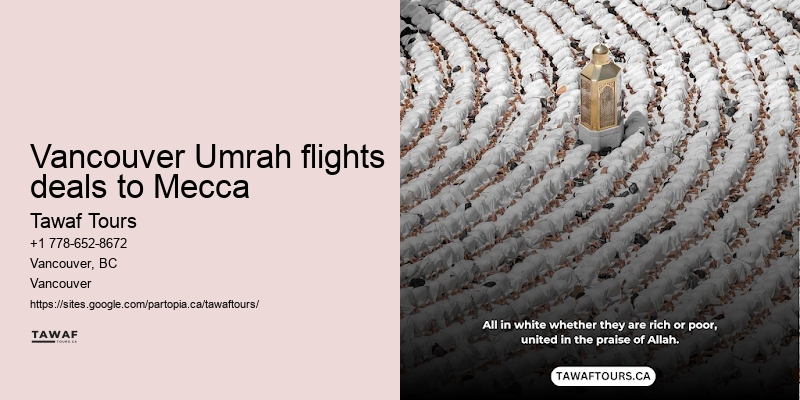 Vancouver Umrah Religious Tour Packages