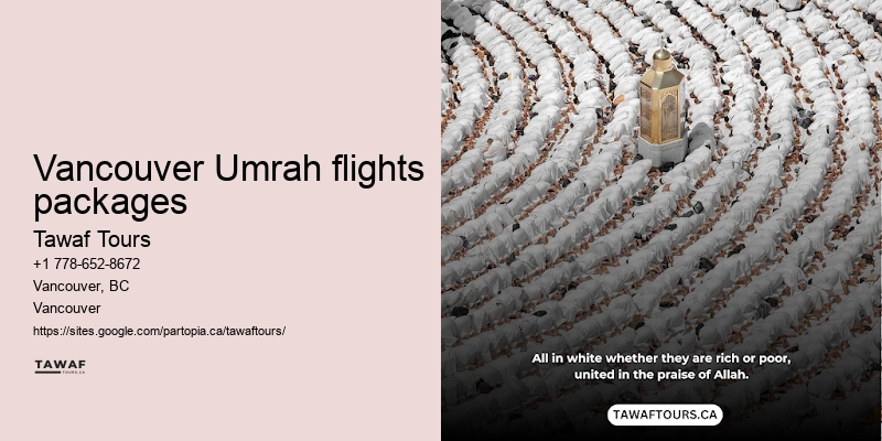 Vancouver Umrah flights deals to Mecca
