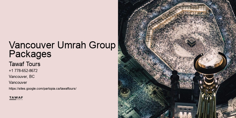 Vancouver Umrah travel packages deals to Mecca