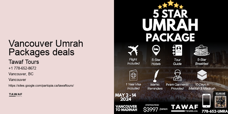 Vancouver Umrah Stay Packages