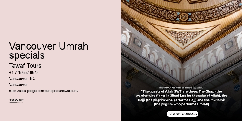 Umrah Packages Including Pilgrimage Tours Vancouver