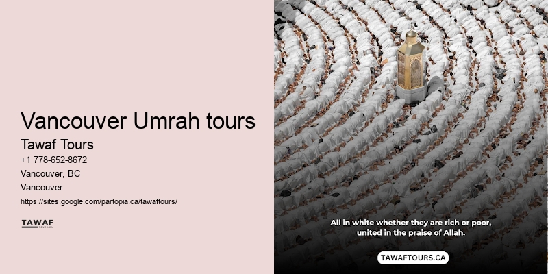 Vancouver Umrah Spiritual Tour Packages