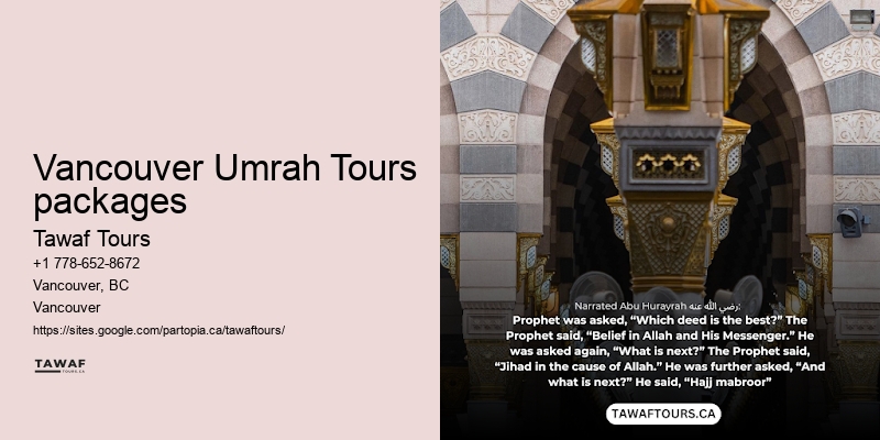 Umrah Packages Vancouver Discount