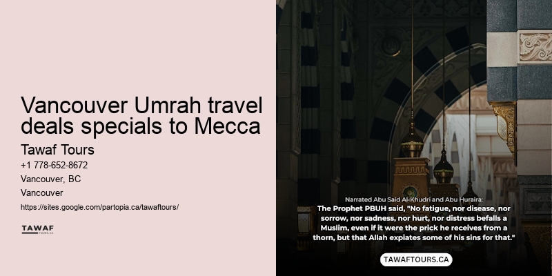 Umrah Packages with Hotels Vancouver
