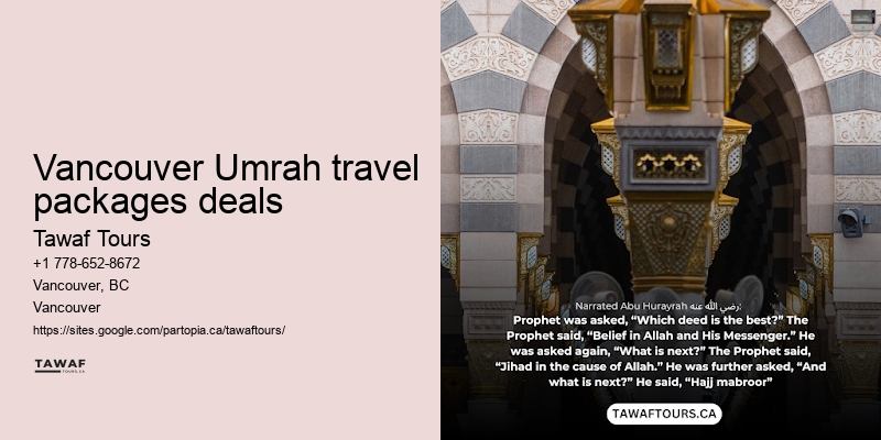 Best Umrah tour deals Vancouver