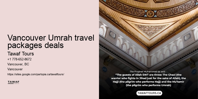 Affordable Umrah travel deals Vancouver
