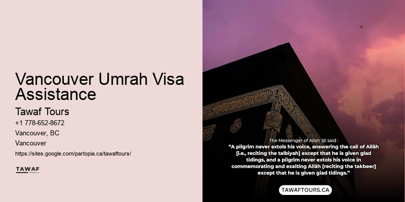 Vancouver Umrah tour deals