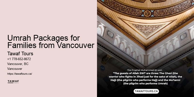 Umrah Tours from Vancouver 2024