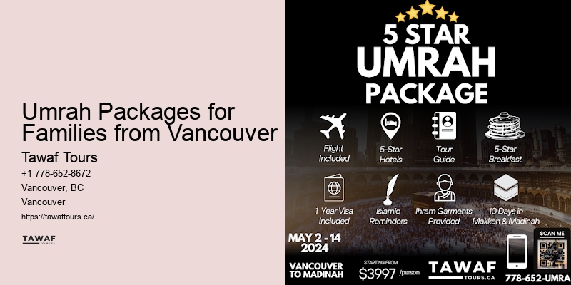 Umrah Packages Vancouver with Responsible Tourism Practices