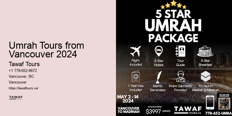 Vancouver Umrah Flight Bookings